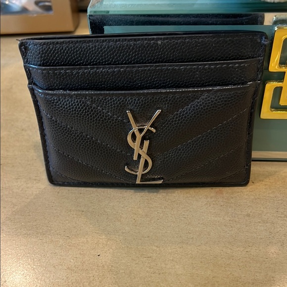 Saint Laurent Black Card Holder - Picture 1 of 8